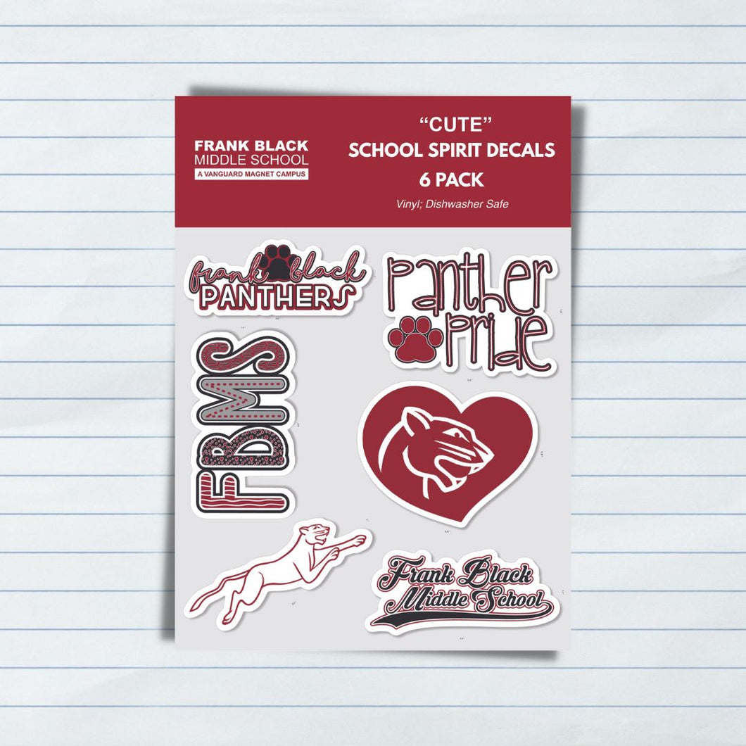 NEW * FBMS School Spirit Stickers - Cute Pack *