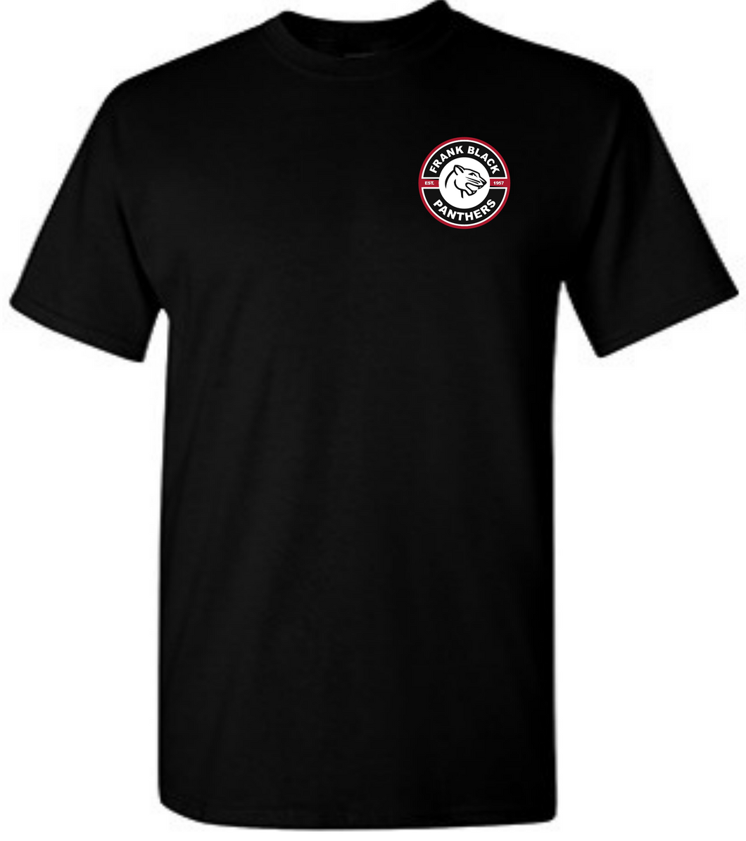 NEW *Unisex Black Round Panther Soft Cotton T-shirt*