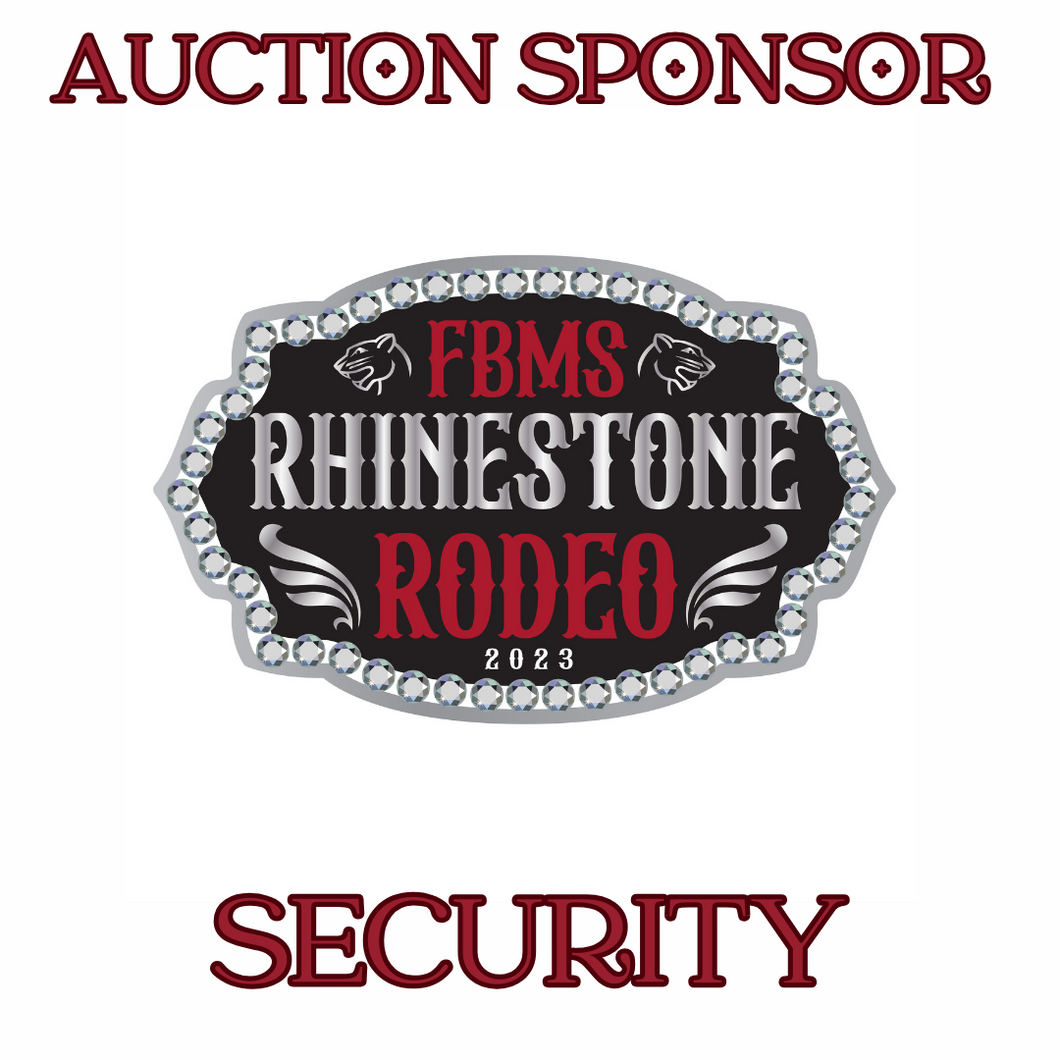 Rhinestone Rodeo Security Sponsorship